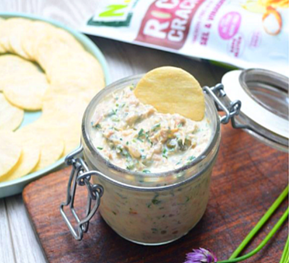 Rillettes de thon orange gingembre avec des Rice Crackers [N.A!]