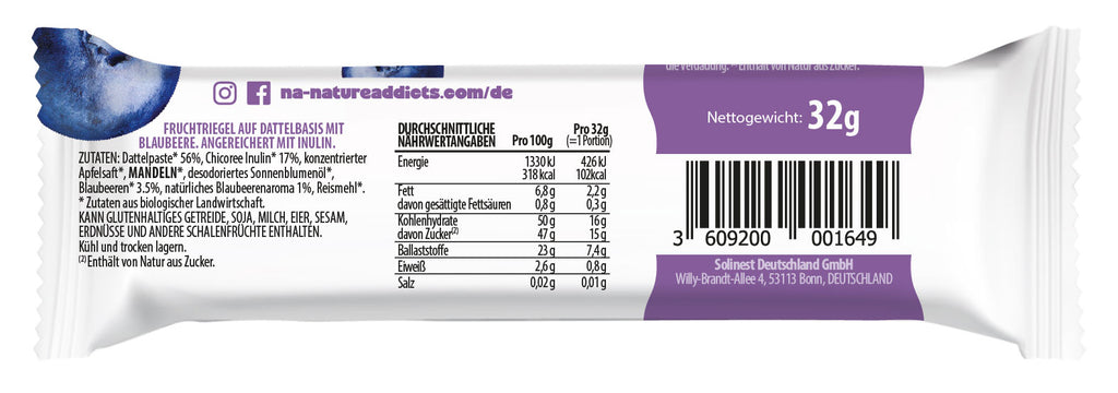 N.A! FRUBIOTIC BLUEBERRY