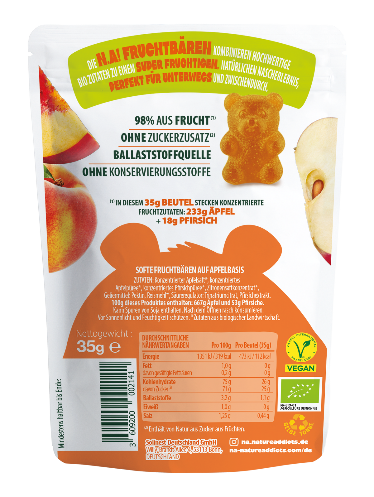 N.A! FRUITBEARS PEACH