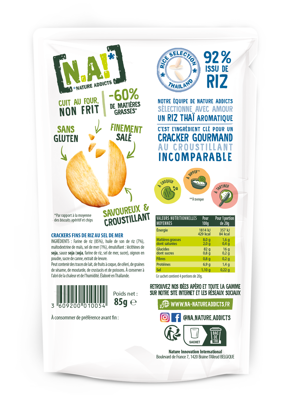 RICE CRAKERS SEL DE MER