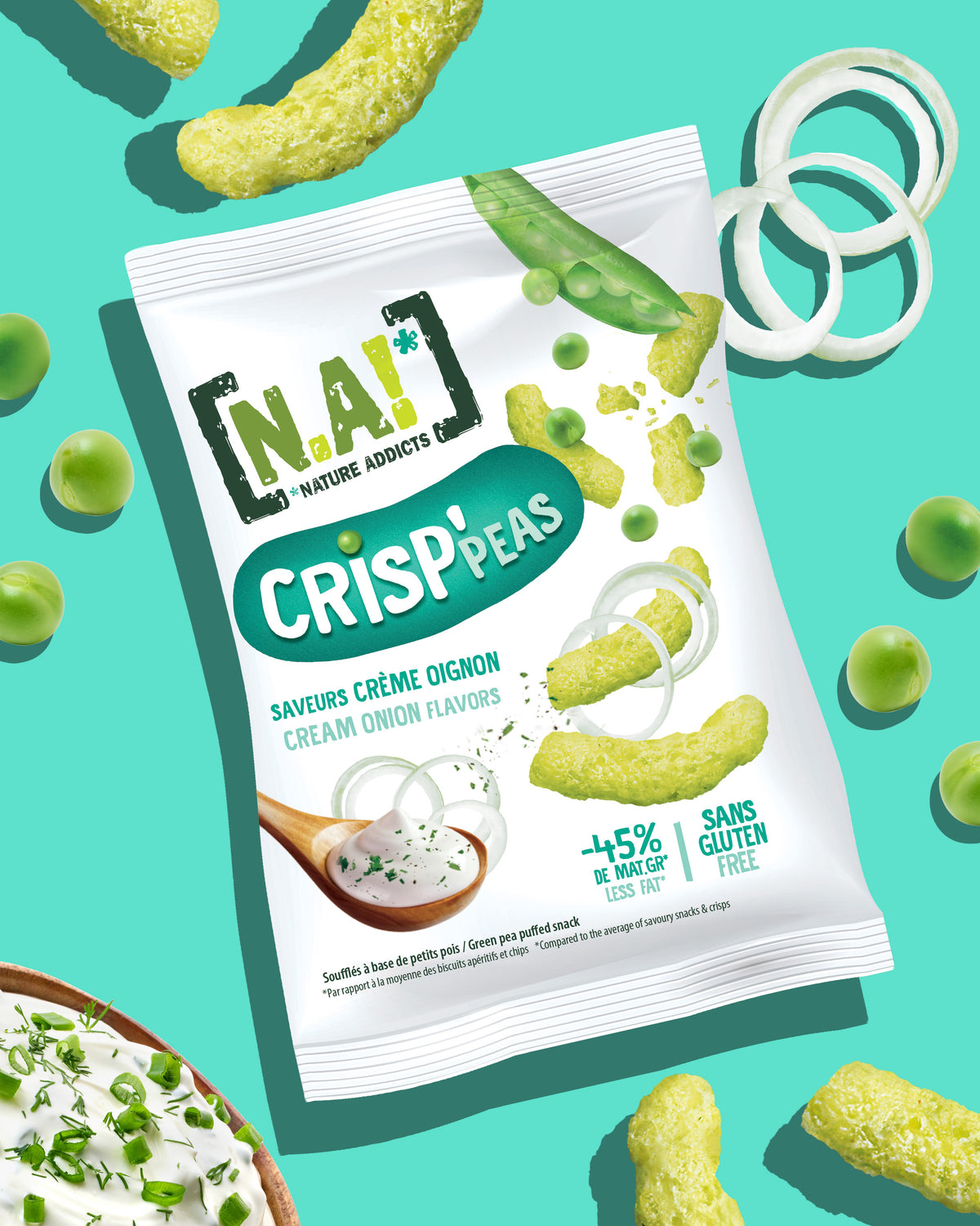 CRISP'PEAS SOUR CREAM & ONION