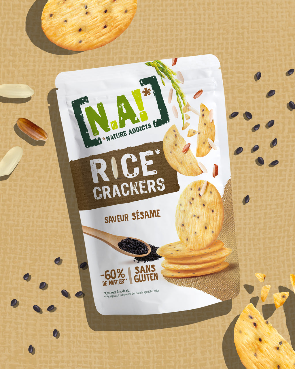 RICE CRACKERS SESAME