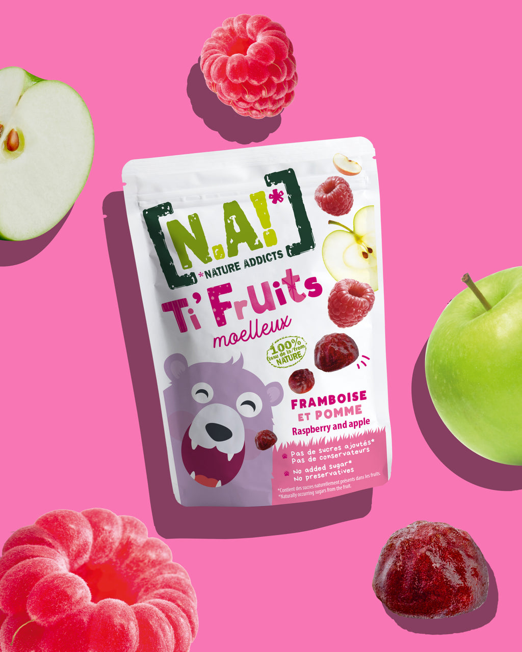 TI'FRUITS MOELLEUX RASPBERRY APPLE