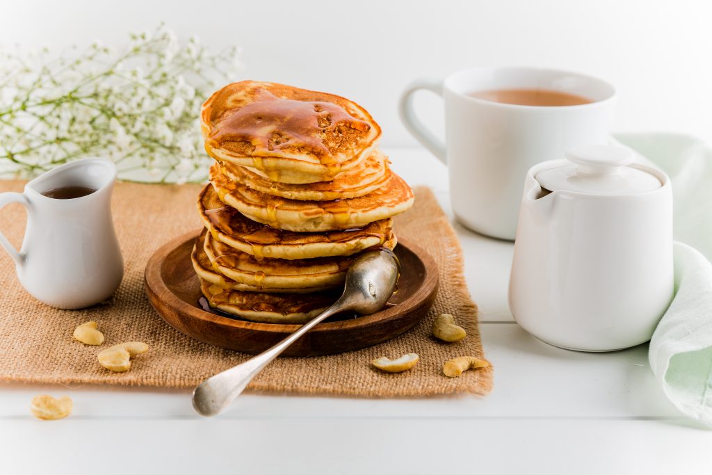 [N.A!] Cashew drink Pancakes