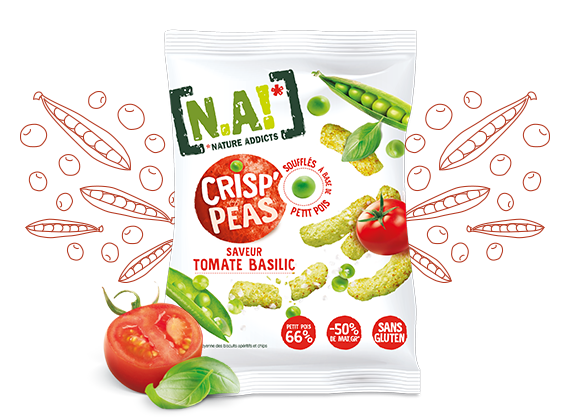 Crisp Peas Souffles De Petits Pois Saveur Tomate Basilic Na Crisp Peas Souffles De Petits Pois Saveur Tomate Basilic Na